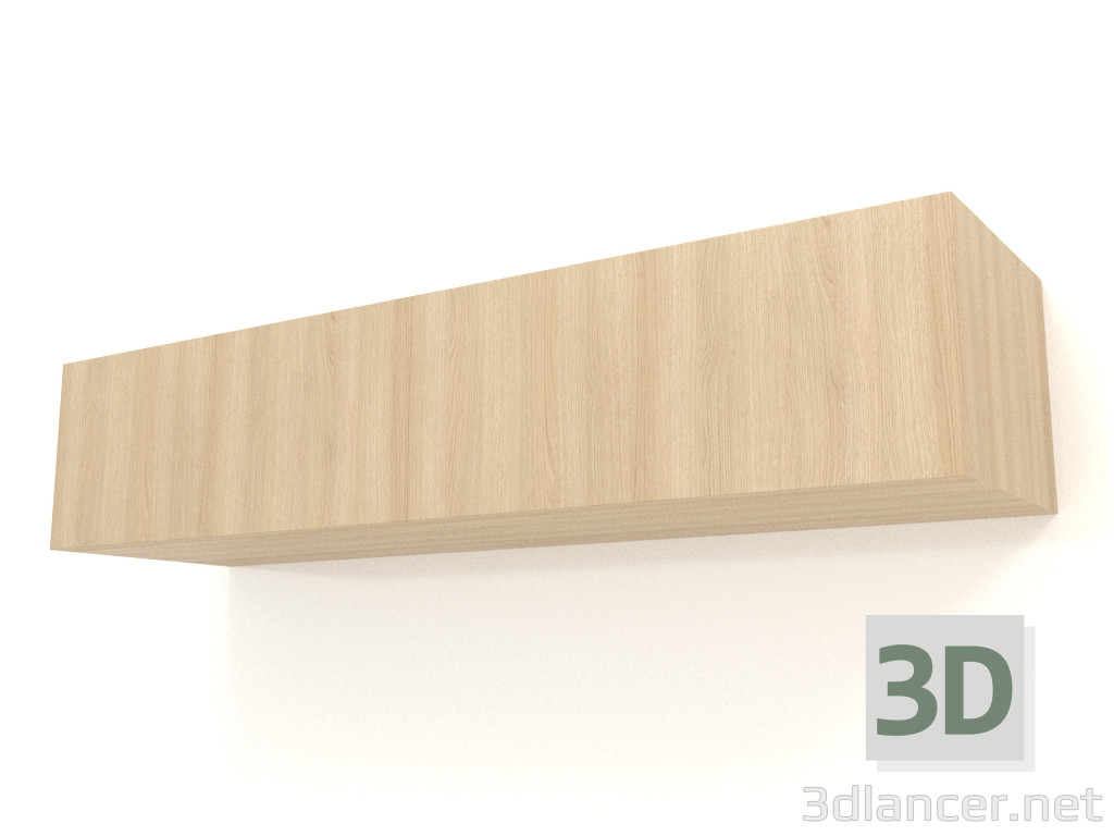 3d модель Полиця підвісна ST 06 (2 дверцята, 1200x315x250, wood white) – превью