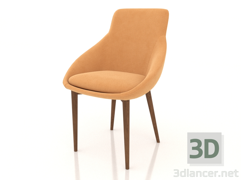Modelo 3d Cadeira Liam (caramelo) - preview