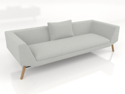 3-seater sofa (wooden legs)