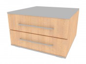 Cupboard with 2 drawers NM227_20-25