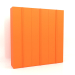 modello 3D Armadio MW 01 vernice (2700x600x2800, luminoso arancione brillante) - anteprima