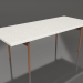 3d model Dining table (Agate gray, DEKTON Sirocco) - preview