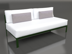 Sofa module, section 4 (Bottle green)