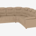 3d model Leather Corner Sofa (2C2) - preview
