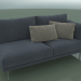 3d model Direct module double Alfinosa with armrest on the right (2000 x 1000 x 730, 200AL-100-AR / S) - preview