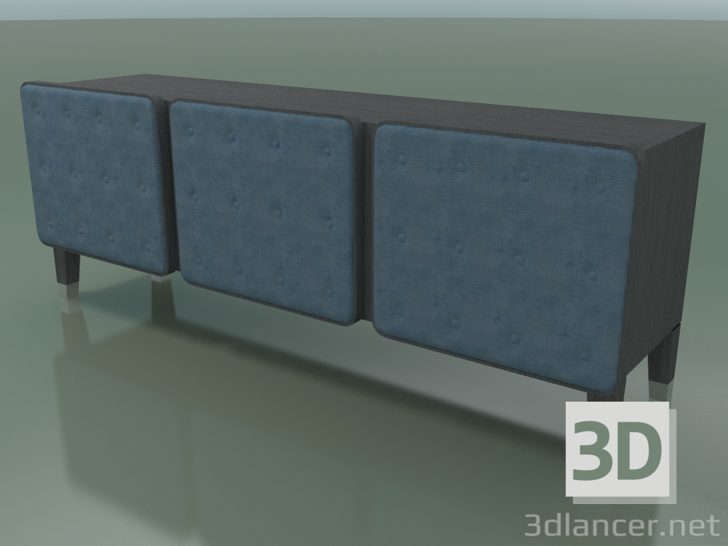3D Modell Schließfach (68, grau) - Vorschau