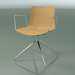 3d model Chair 0377 (swivel, with armrests, without upholstery, LU1, natural oak) - preview