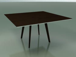 Quadratischer Tisch 3503 (H 74 - 140 x 140 cm, M02, Wenge, Option 2)