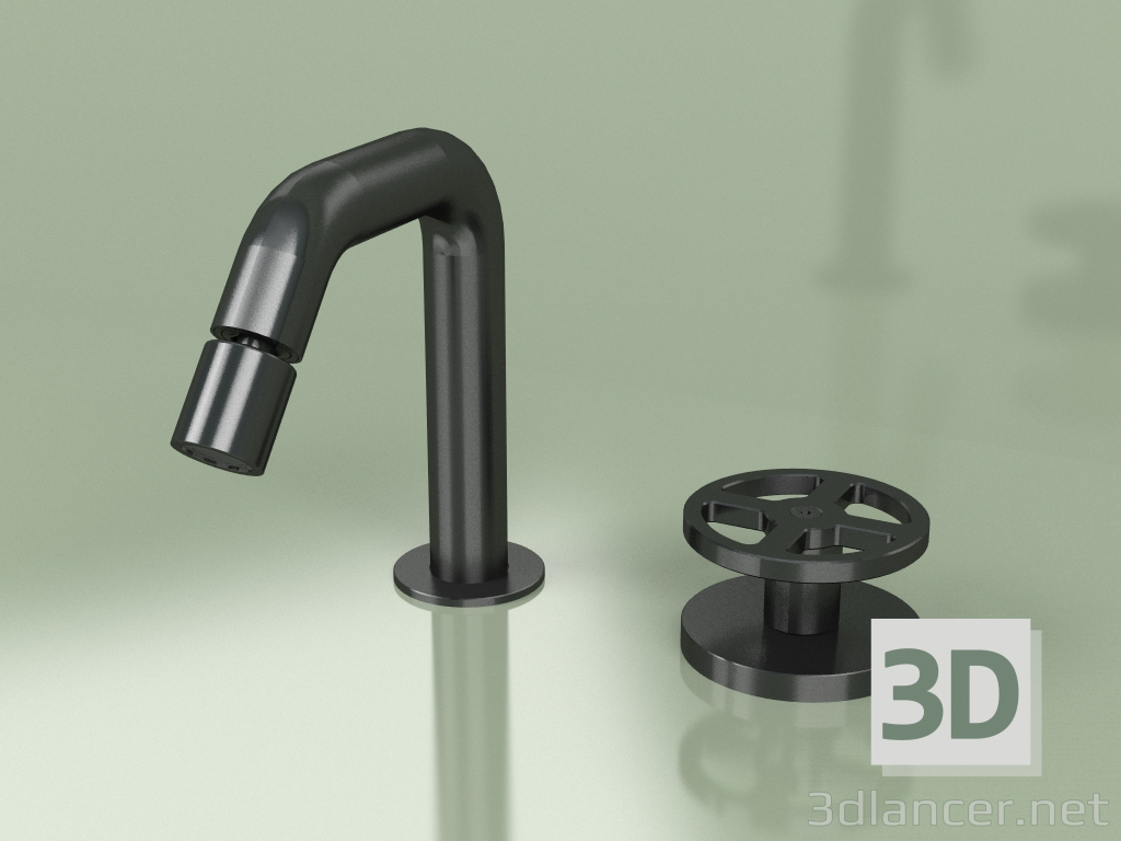 modèle 3D Mitigeur de bidet hydro-progressif avec bec réglable (20 37, ON) - preview