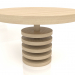 3 डी मॉडल डाइनिंग टेबल डीटी 03 (डी = 1194x767, लकड़ी सफेद) - पूर्वावलोकन