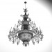 3d Church chandelier model buy - render