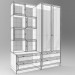 3d model Cabinet and shelving - preview