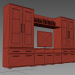 Sala de estar 3D modelo Compro - render