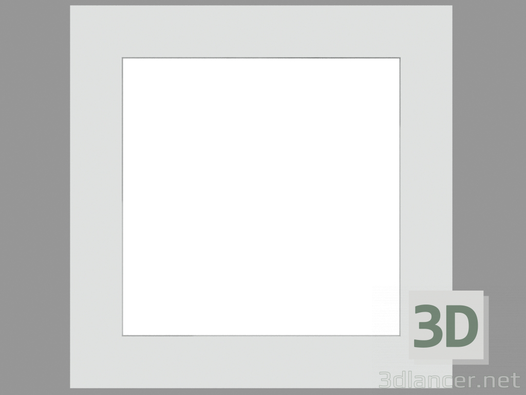 3D Modell Deckenleuchte MEGAZIP DOWNLIGHT SQUARE (S5593) - Vorschau