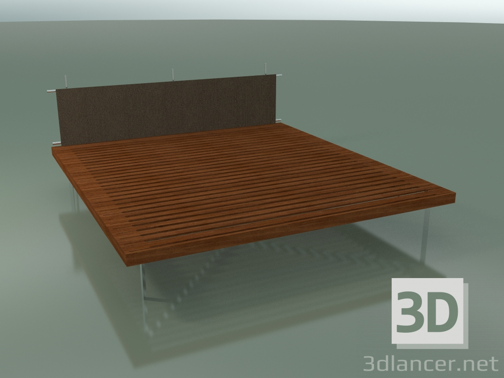3d model Double bed with headband EDWARD - preview