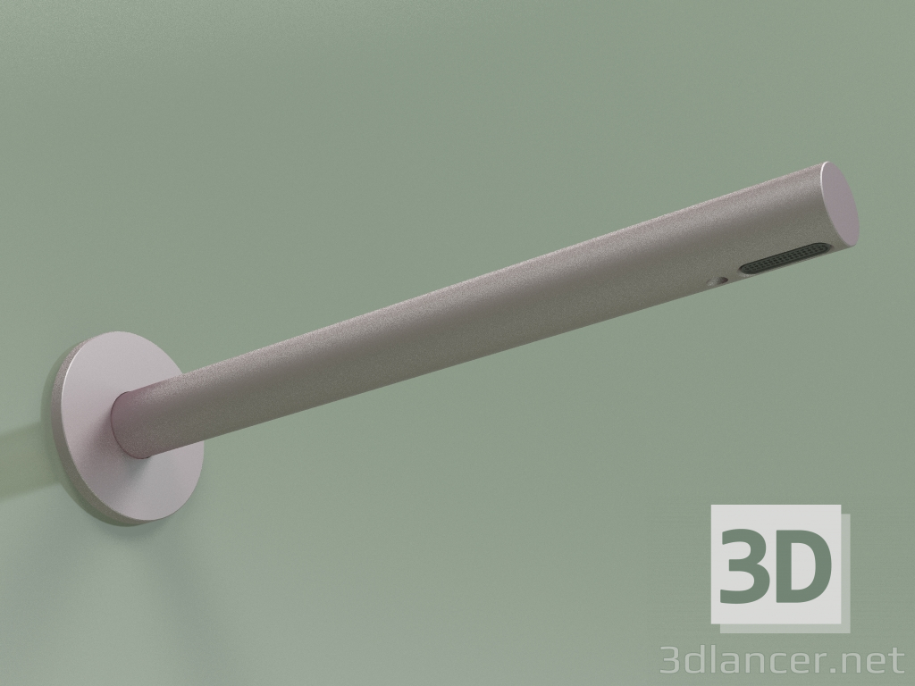 3D Modell An der Wand montierter gerader Auslauf L 250 mm (BC019, OR) - Vorschau