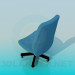 3d model Office chair on wheels - preview