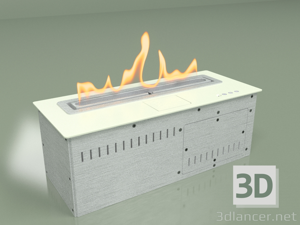 modèle 3D Biocheminée automatique Andalle 458 (argent) - preview
