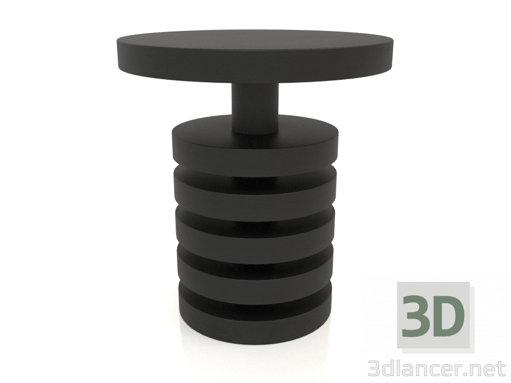 3D Modell Couchtisch JT 04 (D=500x550, Holz schwarz) - Vorschau