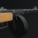 3d модель Пистолет-Пулемет Шпагина (ППШ-41) – превью