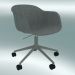 3D Modell Sessel mit Gasfeder (Remix 133, Grau) - Vorschau