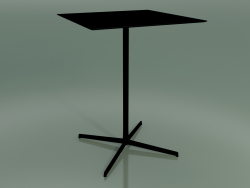 Table carrée 5560 (H 103,5 - 79x79 cm, Noir, V39)