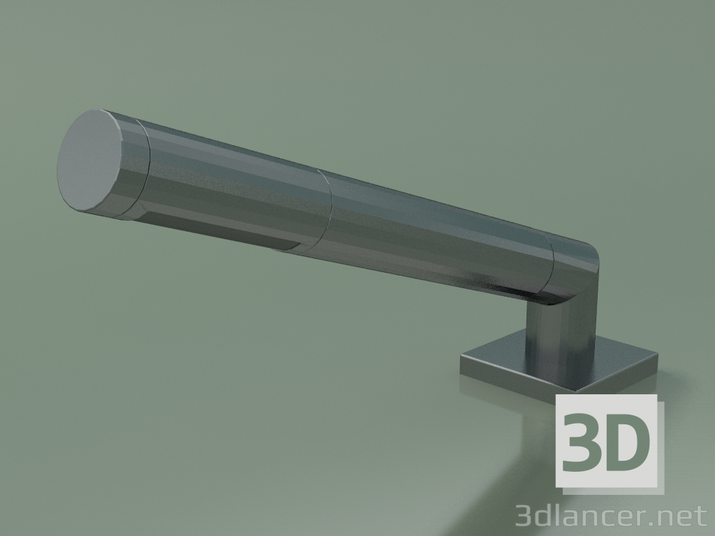 modello 3D Set doccetta per installazione su bordo vasca (27702 980-99) - anteprima