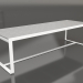 modèle 3D Table à manger 270 (DEKTON Kreta, Blanc) - preview
