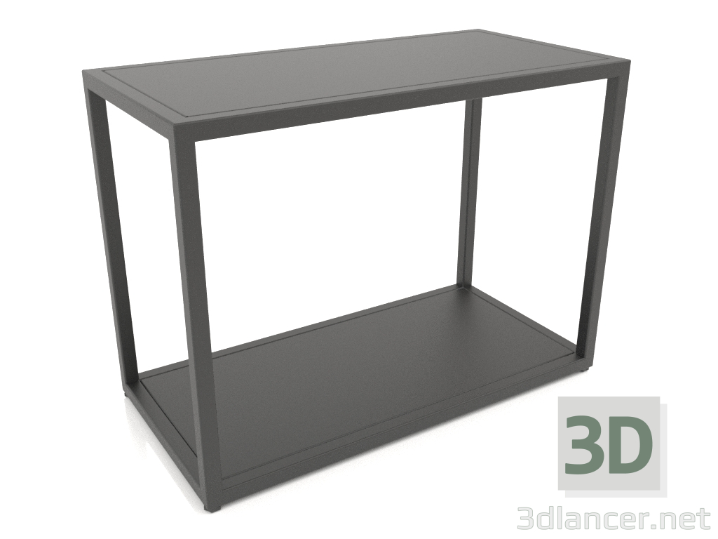 3D Modell Zweistufige Sitzbank (METALL, 60x30x44) - Vorschau