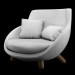 3d Love Sofa High Back model buy - render