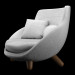 3D Aşk kanepe yüksek geri modeli satın - render