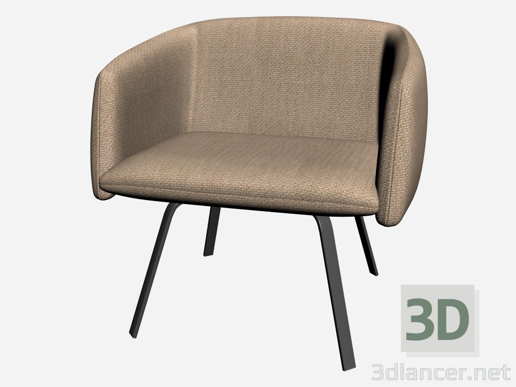 3D Modell Sindy Sessel - Vorschau
