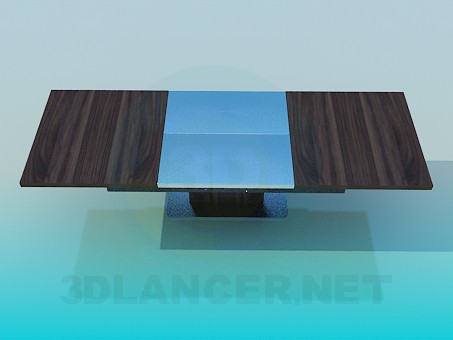 modello 3D tavolo pieghevole - anteprima
