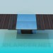 modello 3D tavolo pieghevole - anteprima