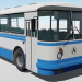 3d Автобус ЛАЗ-695 модель купить - ракурс