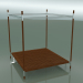 3d model Double bed with canopy frame EDWARD - preview