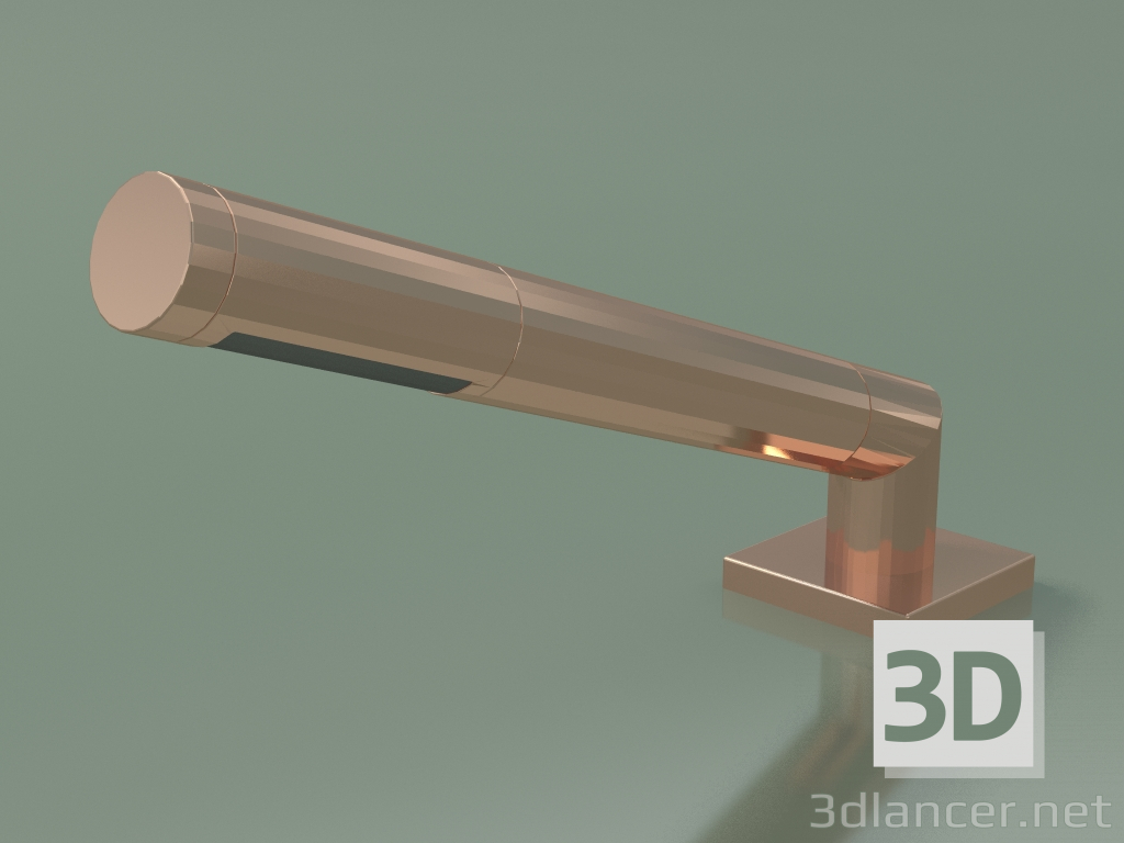 3D modeli Banyo güvertesi montajı için el duşu seti (27702980-49) - önizleme