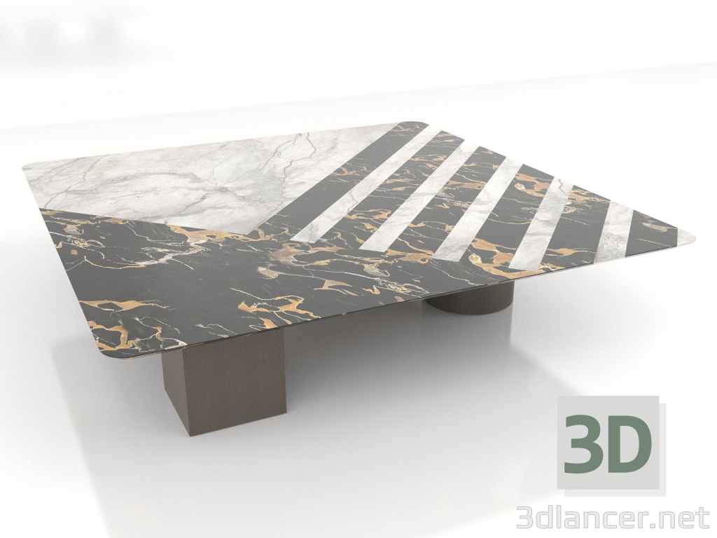 3d model Large coffee table (ST742) - preview