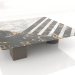 3d model Large coffee table (ST742) - preview