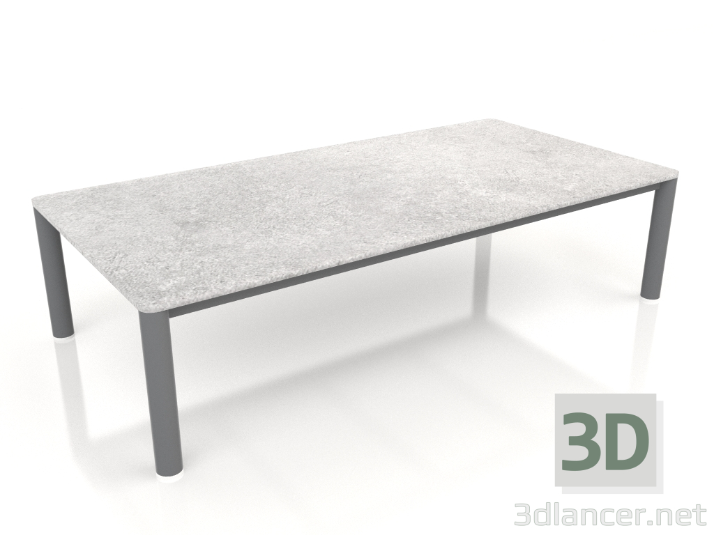 modello 3D Tavolino 70×140 (Antracite, DEKTON Kreta) - anteprima