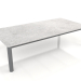 modello 3D Tavolino 70×140 (Antracite, DEKTON Kreta) - anteprima