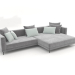 3D Modell Sofa Carol 3360 x 1800 (Gallardo 29) - Vorschau