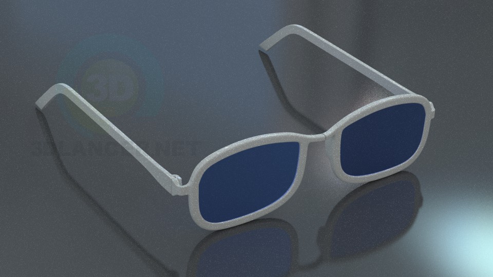 3 डी मॉडल चश्मा - पूर्वावलोकन