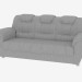 3D Modell Sofa gerade (dx3) - Vorschau
