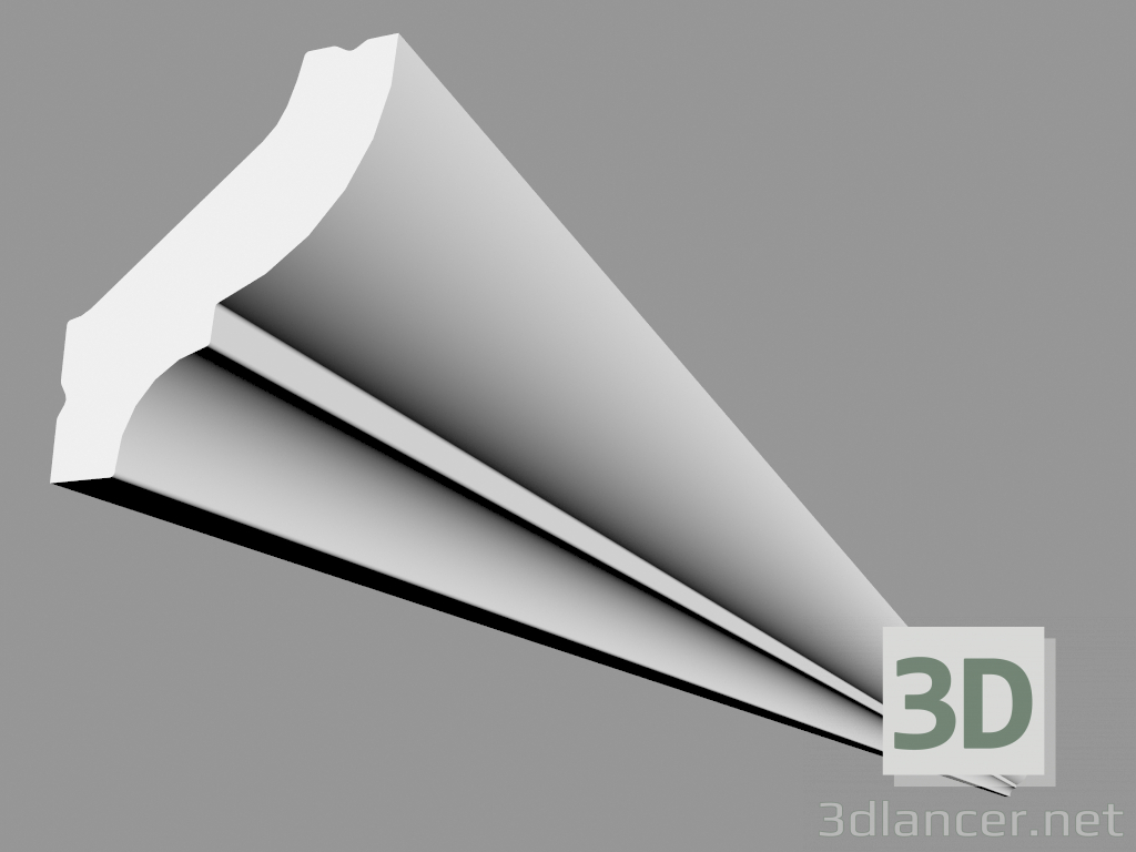 3D Modell Gesims CB501 (200 x 4,1 x 3,5 cm) - Vorschau