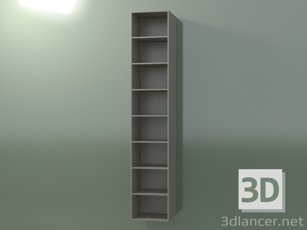 3d model Wall tall cabinet (8DUBFD01, Clay C37, L 36, P 36, H 192 cm) - preview