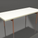 Modelo 3d Mesa de jantar (ouro, DEKTON Zenith) - preview