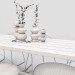 modello 3D di Sala da pranzo per sedili tavolo 6-8 comprare - rendering