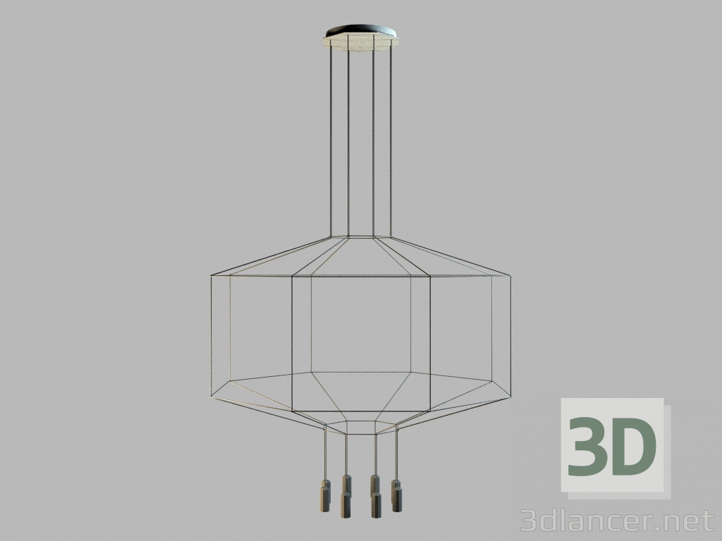 modèle 3D Pendentif plafond 0299 - preview