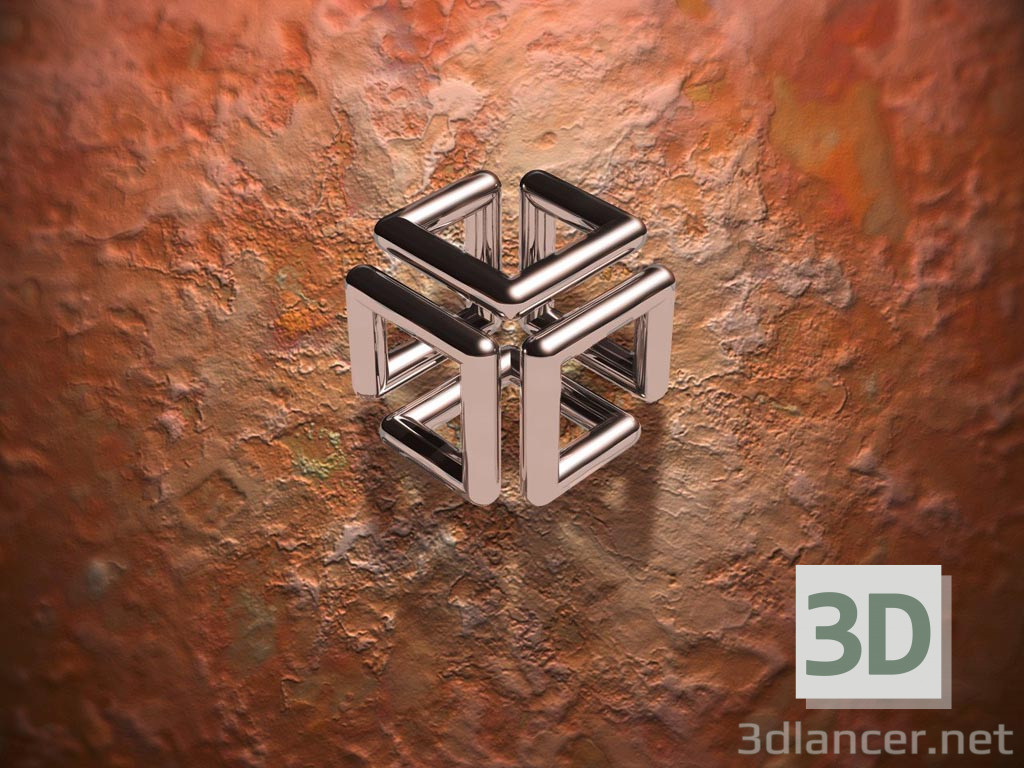 3d model Infinite cube - preview